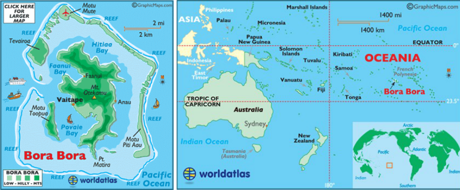 bora bora location map Location Bora Bora bora bora location map